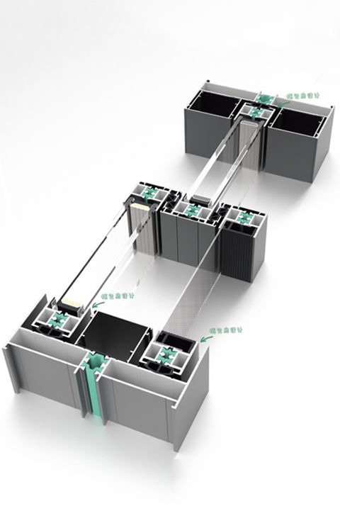Six-track bridge-cutoff sliding window